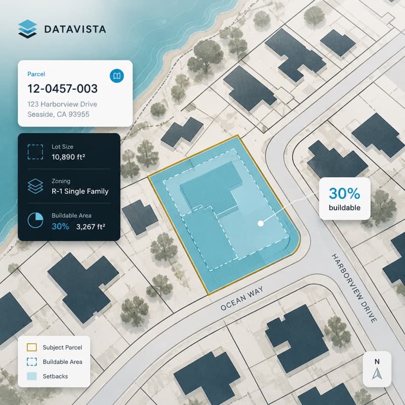 Real estate mapping data