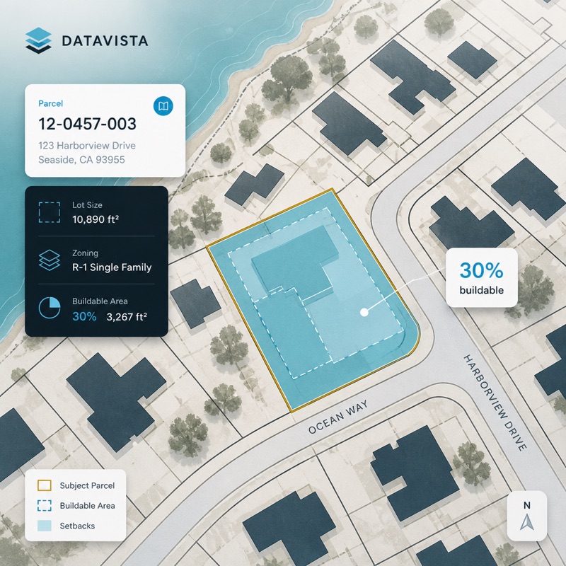 Real estate mapping data